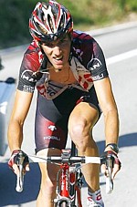 Andy Schleck bei der 10. Etappe des Giro d'Italia 2007